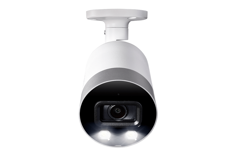 4K Ultra HD 8-Channel IP Security System with 4 Smart Deterrence 4K (8MP) Cameras, Smart Motion Detection and Smart Home Voice Control