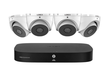 Lorex 1080p 8 Camera Capable 1TB Wired DVR System with 1080p HD CVI Dome Cameras