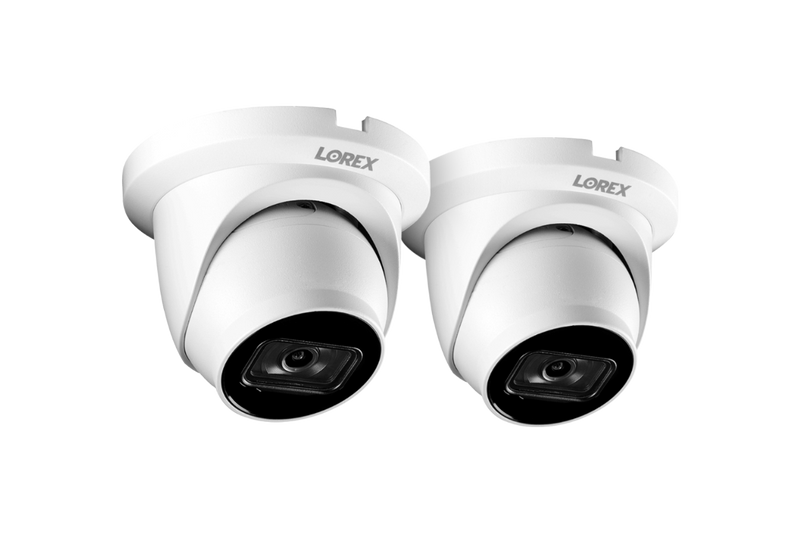 Aurora Series A20 4K IP Wired Dome Security Camera with Listen-In Audio and Smart Motion Detection