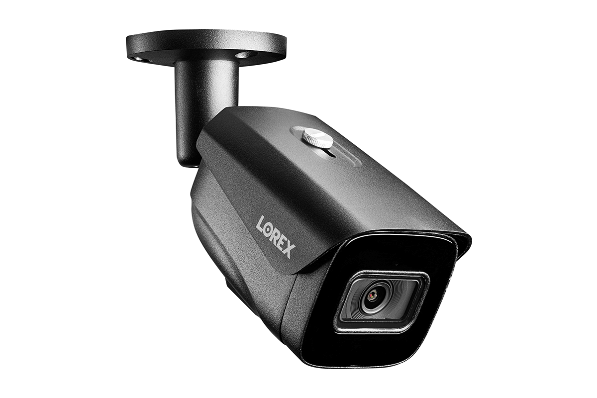 Lorex 4K (32 Camera Capable) Wired NVR System with Nocturnal 3 Smart IP Bullet Cameras Featuring Listen-In Audio and 30FPS Recording