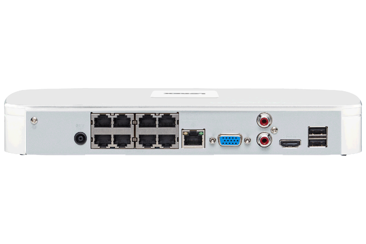 2K IP Security Camera System with 8 Channel NVR and 4 x 4MP 2K HD Outdoor 4MP Cameras