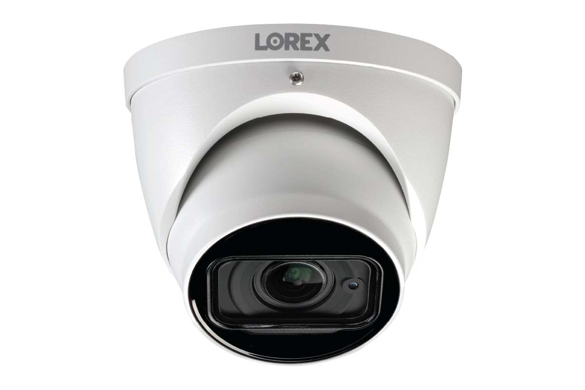 4K Ultra HD Motorized Varifocal Dome Security Camera with Color Night Vision