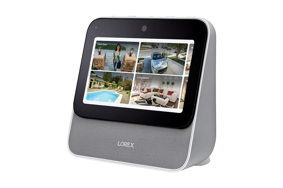 Lorex Smart Home Security Center with 2K Wire-Free Cameras, Two 2K Pan-Tilt Indoor Wi-Fi Security Cameras and Range Extender