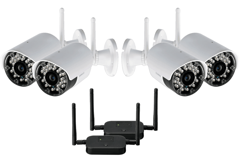 Wireless security cameras (4-pack)