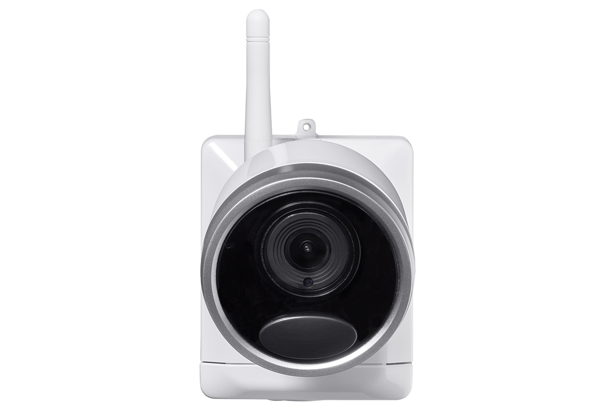 1080p Wireless camera system with 2 battery operated  wire-free cameras, 65ft night vision, mic and speaker for two way audio, No Monthly Fees