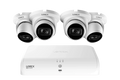 Lorex 4K Fusion 2TB Wired NVR System with 4K IP Turret Cameras