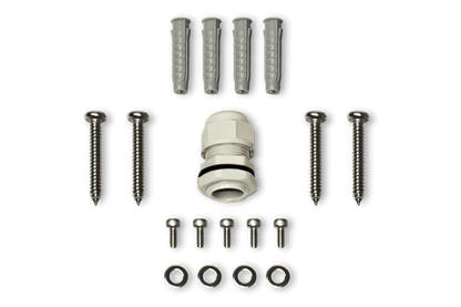 Outdoor Square Junction Box for 3 Screw Base Cameras