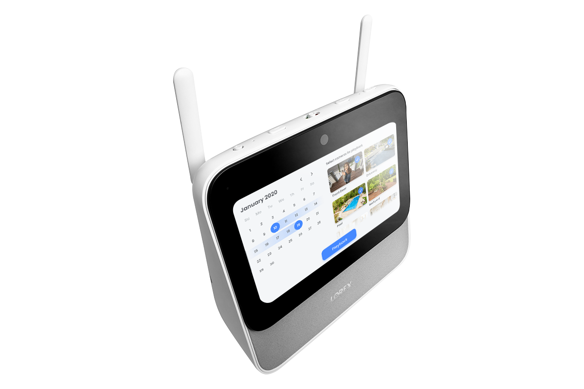 Lorex Smart Home Security Center with 2K Wire-Free Cameras, 2K Doorbell and Range Extender