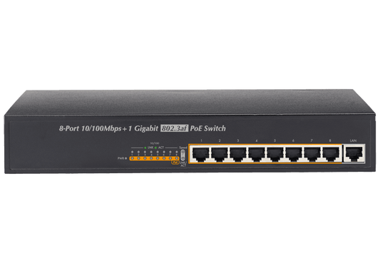 8-Channel PoE Switch