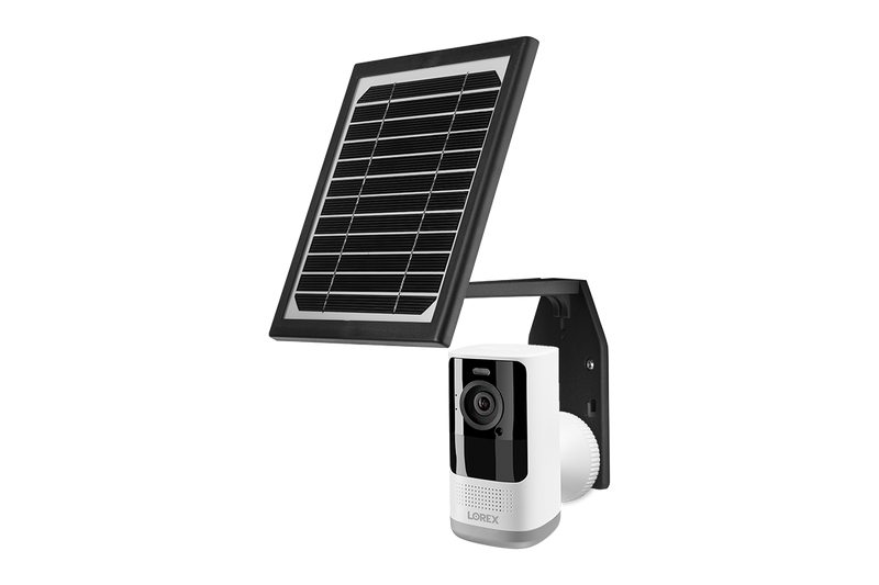Lorex 2K Spotlight Indoor/Outdoor Battery Security Camera with Solar Panel