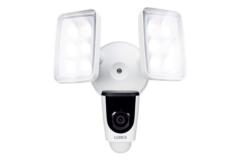 Lorex Smart Home Security Center with 2K Video Doorbell and Floodlight Camera