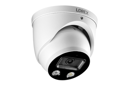 16-Channel 4K Ultra HD Fusion NVR IP System with Smart Deterrence Dome Cameras