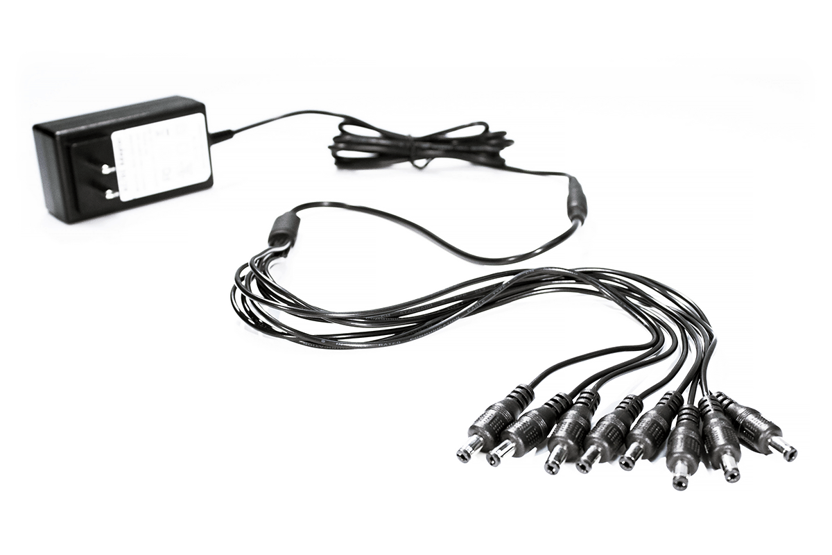 8-in-1 security camera power adapter