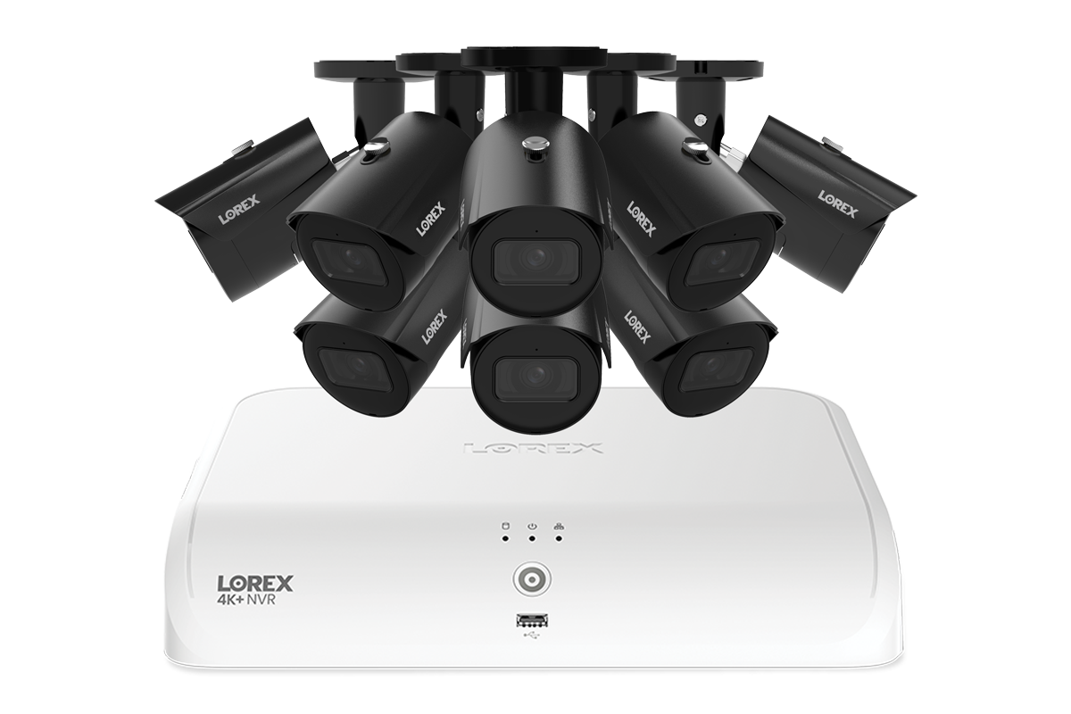 Lorex Fusion Series 4K 16 Channel (8 Wired + 8 Fusion Wi-Fi) 2TB Wired System with A4 Wired 2K IP Bullet Cameras