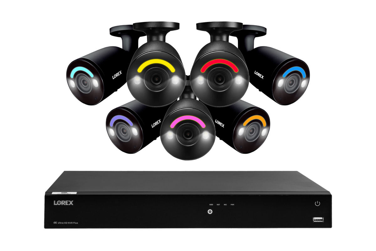 Lorex Fusion 4K 16 Camera Capable (16 Wired or Wi-Fi) 4TB Wired NVR Sy