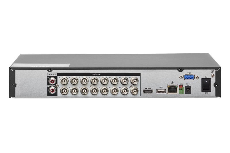 Lorex 4K 16-channel 4TB Wired DVR System with 10 Cameras
