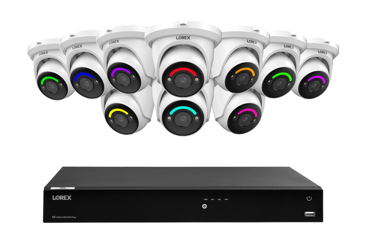 Lorex Fusion Series 4K 16 Camera Capable (Wired or Fusion Wi-Fi) 4TB Wired NVR System with Wired 4K IP Bullet Cameras - 10