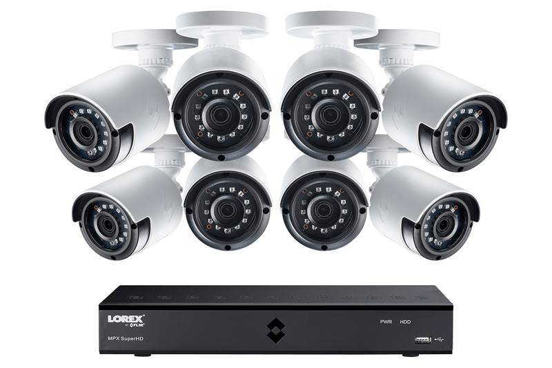 4MP Super HD 16 Channel, 8 Camera Security System