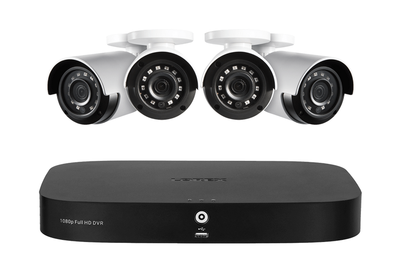 Lorex 1080p (8 Camera Capable) 1TB Wired DVR System with Analog Security Cameras