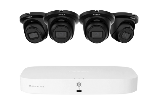 Lorex Fusion Series 4K 16 Camera Capable (8 Wired + 8 Fusion Wi-Fi) 2TB Wired NVR System with 4MP (2K) A4 IP Turret Cameras
