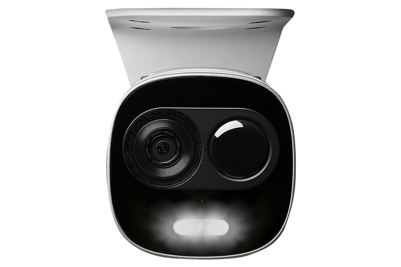4K Ultra HD IP NVR System with 9 Active Deterrence Security Cameras, 130ft Night Vision
