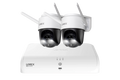 Lorex Fusion 4K+ 16 Channel (8 Wired + 8 Fusion Wi-Fi) 2TB NVR System with Two 2K Pan-Tilt Outdoor Wi-Fi Cameras