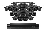 Lorex 4K (16 Camera Capable) 4TB Wired NVR System with Nocturnal 3 Smart IP Bullet Cameras with Motorized Varifocal Lens - Black 16