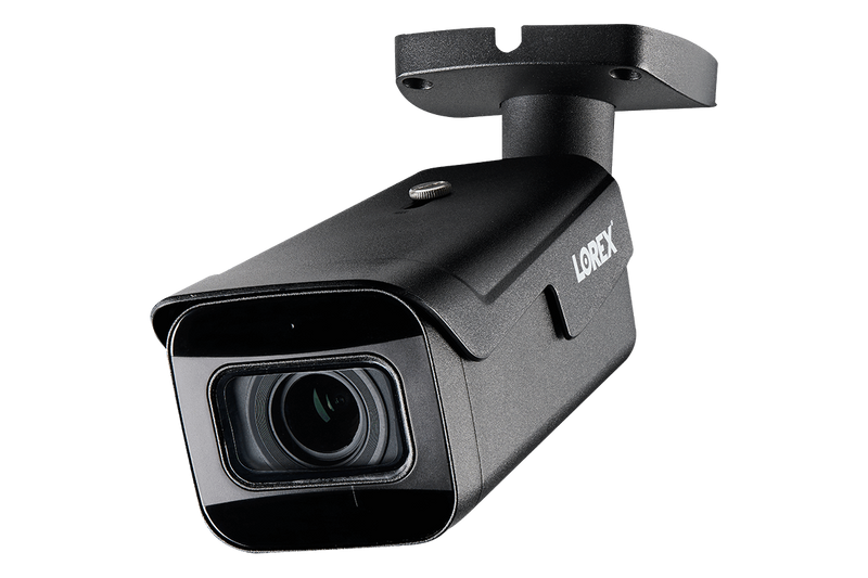 4K Ultra HD Resolution 8MP Motorized Varifocal Outdoor 4x Optical Zoom IP Camera with Real-Time 30FPS Recording and 2-Way Audio