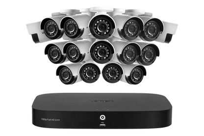 Lorex 1080p 16-channel 2TB Wired DVR System with 16 Cameras