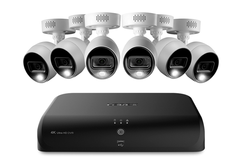 4 camera home security system 2024 with hd 2k cameras lorex 2kmpx422d