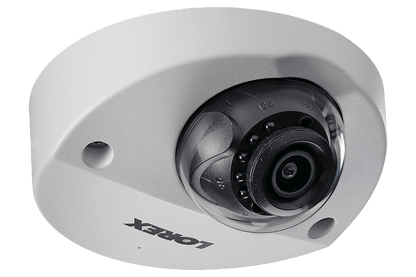 Mini Audio HD IP 2K Metal Dome Security Camera, 150ft Color Night Vision