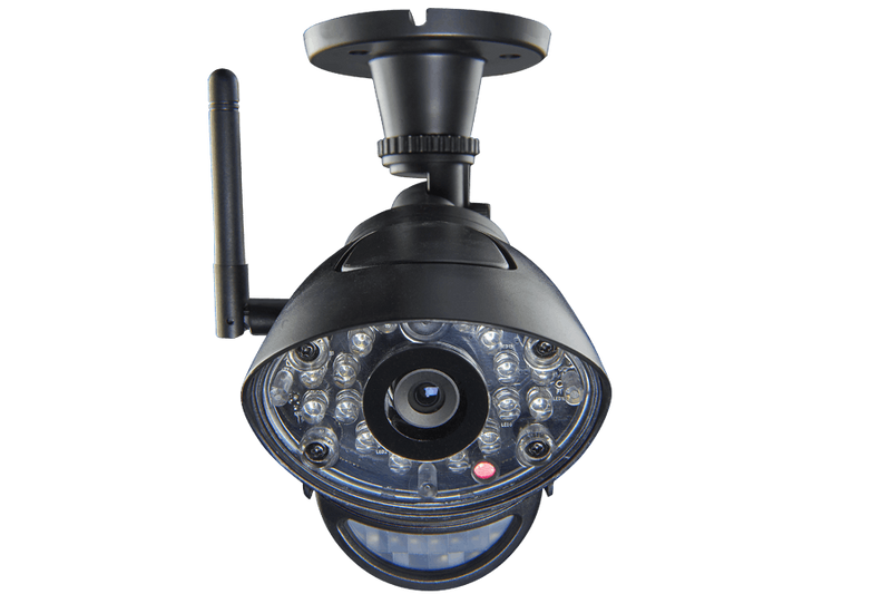 SD Pro Wireless Video Surveillance System with 2 Cameras and 9"" Screen with Mobile Connectivity