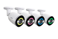 Lorex H15 4K Smart Security Lighting Deterrence Bullet AI PoE IP Wired Cameras (4-pack, Open Box)