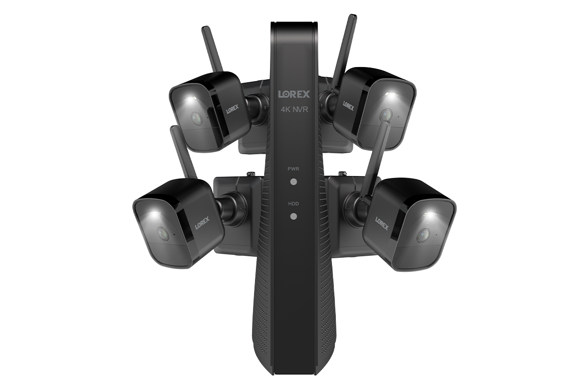 Mirage Series M10 4K 1TB NVR System with Outdoor Battery Security Cameras