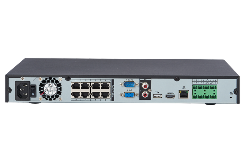 LNR600 Series HD NVR with SUPER HD 4MP Security Cameras, Pan-Tilt-Zoom Camera & Lorex Cloud Connectivity