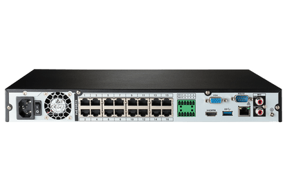 16-Channel 4K Fusion Series Network Video Recorder with Smart Motion Detection and Voice Control