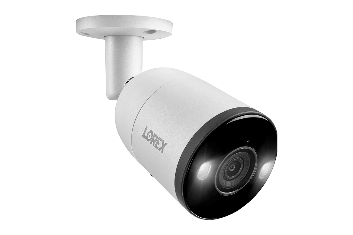 Lorex H13 4K IP Wired Bullet Security Camera with Smart Deterrence and Smart Motion Detection
