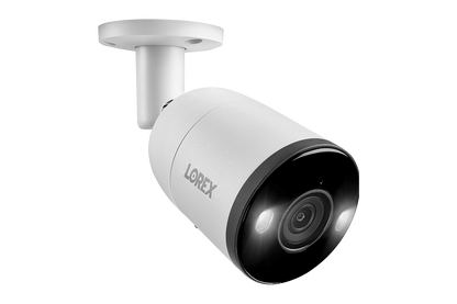 Lorex 4K IP Wired Bullet Security Camera with Smart Deterrence and Smart Motion Detection - Open Box
