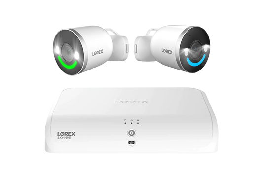 Lorex Fusion Series 4K+ 16 Channel (8 Wired + 8 Fusion Wi-Fi) 2TB Wired System with Spotlight Indoor/Outdoor Cameras - White 2