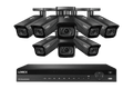 Lorex 4K (16 Camera Capable) 4TB Wired NVR System with Nocturnal 3 Smart IP Bullet Cameras with Motorized Varifocal Lens
