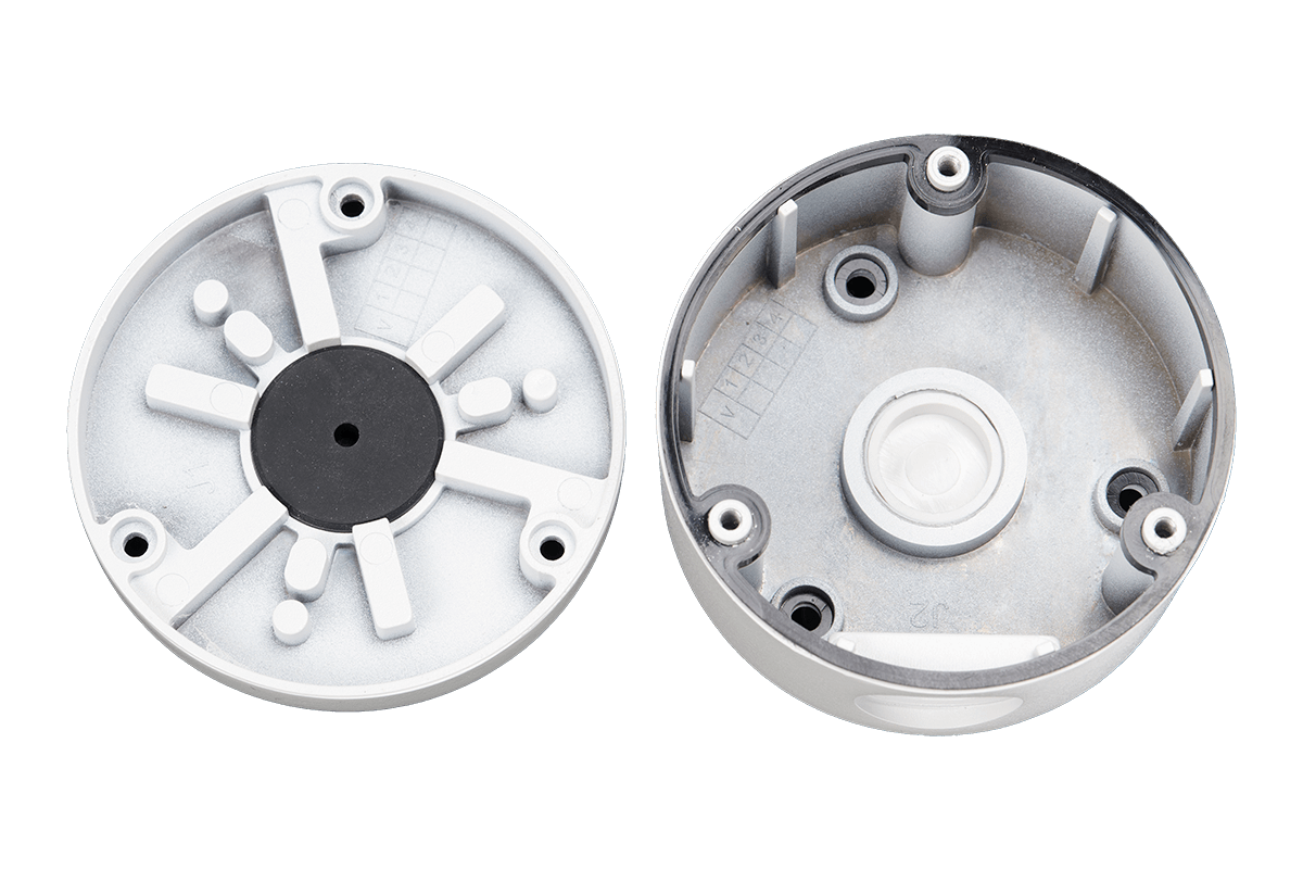 Round Outdoor Junction Box for 3 Screw Base Cameras