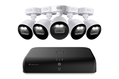 Lorex Fusion 4K 12 Camera Capable (8 Wired + 4 Wi-Fi) 2TB Wired DVR System with Active Deterrence Bullet Cameras