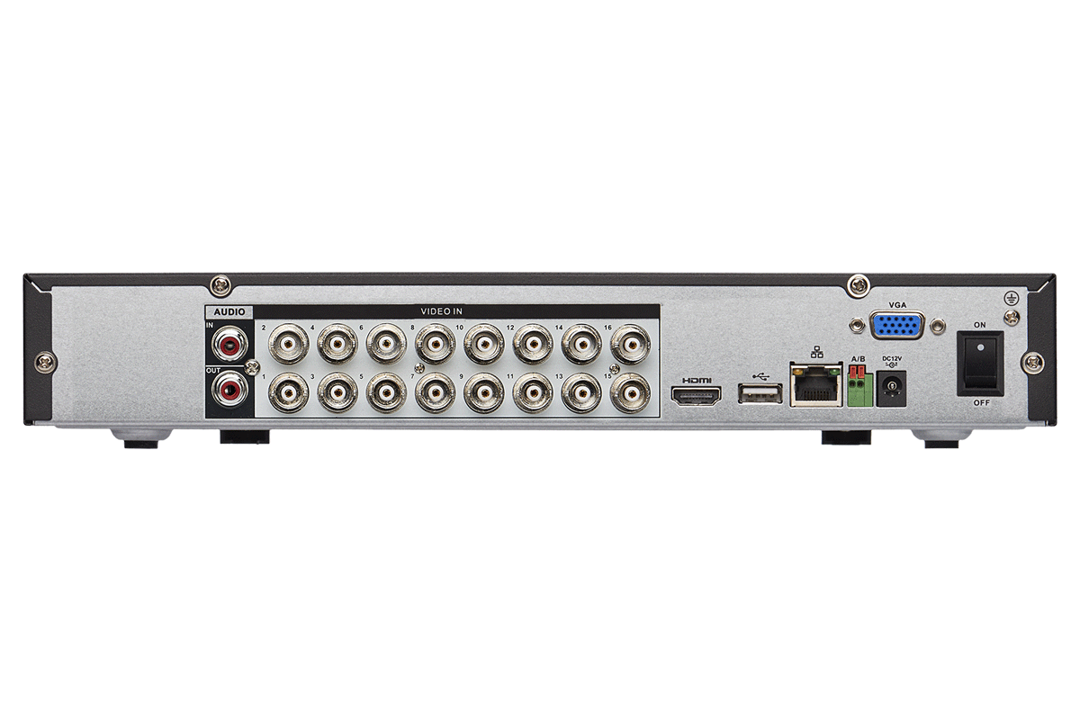 4K Ultra HD (4 x 1080p) MPX Security DVR - 16 Channel, 2TB Hard Drive, Works with Older BNC Analog Cameras, CVI, TVI, AHD