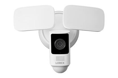 Lorex 2K Wired Floodlight Security Camera - White (One Pack) - Amazon