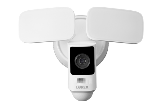 Lorex 2K Wired Floodlight Security Camera - White (One Pack) - Amazon