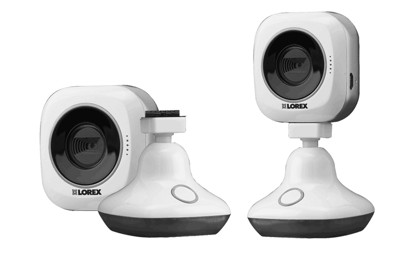HD WiFi security cameras with remote vieiwng (2-pack)
