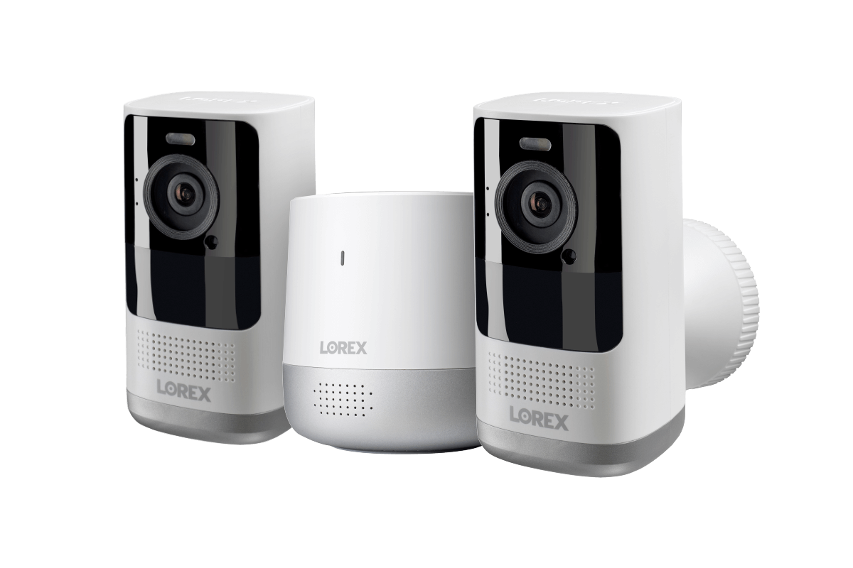 2K Wire-Free, Battery-operated Security System - 2 Cameras