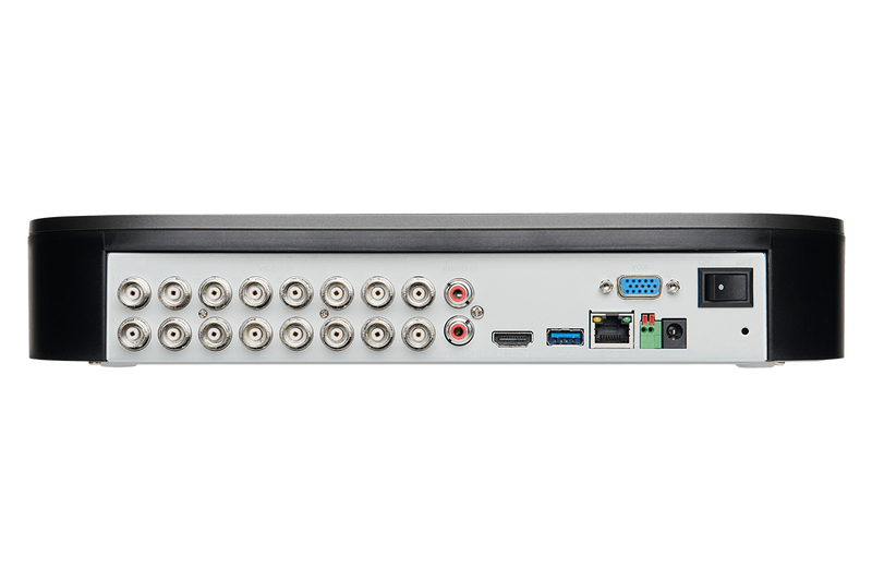 4K 16-Channel Wired DVR with Smart Motion Detection and Smart Home Voice Control