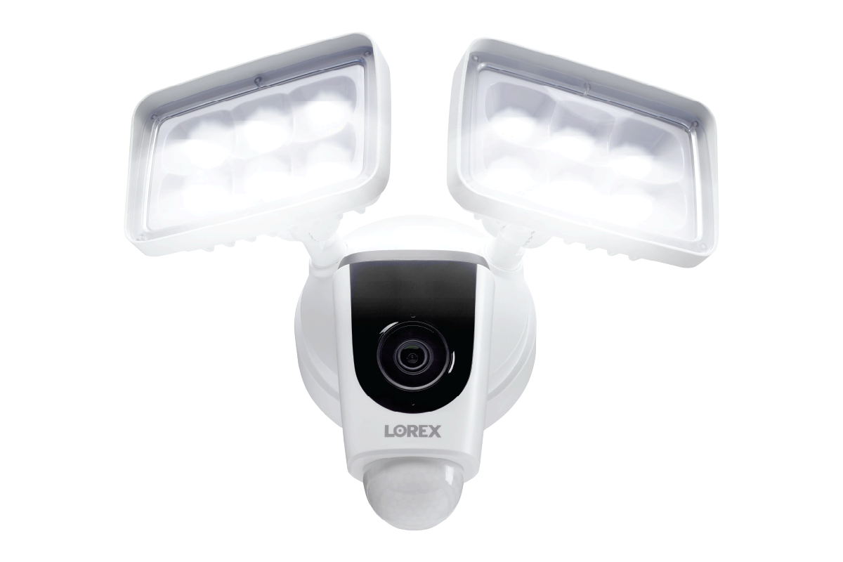 8-Channel NVR Fusion System with Six 4K Smart Deterrence IP Dome Security Cameras, Wi-Fi Floodlight and Indoor Camera