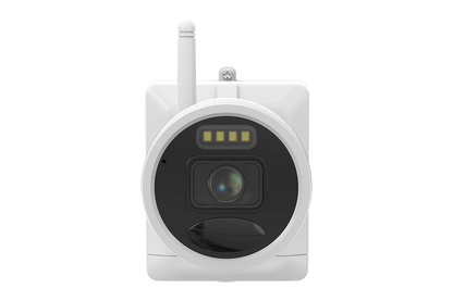 Lorex 2K Wire-Free System with 4 Battery-Operated Active Deterrence Cameras and Person Detection